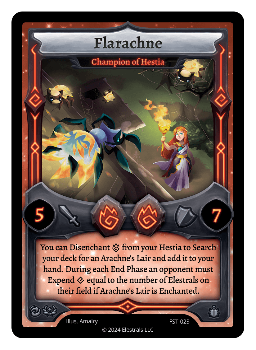Flarachne - Champion of Hestia - FST-023